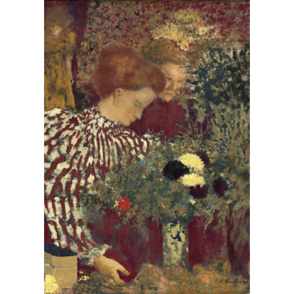 Kobieta w pasiastej sukience, Edouard Vuillard (1000el.) - Sklep Art Puzzle